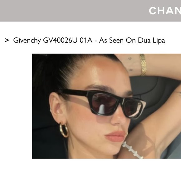 Givenchy Sunglasses Black Frame GV40026U 01A 55 17 140 MSRP $590 - Picture 15 of 15